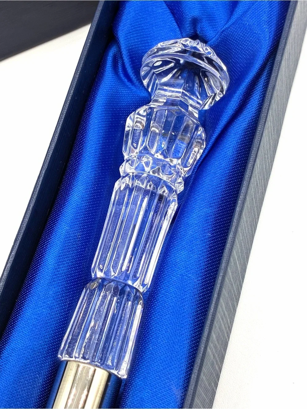 Waterford Crystal Powder Brush Vanity Makeup Brush w/ Original Box